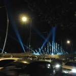 Indahnya Jembatan Summarecon di Malam hari