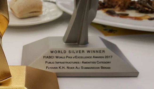 Wow !!.. Flyover KH Noer Ali Dapat Penghargaan Kelas Dunia